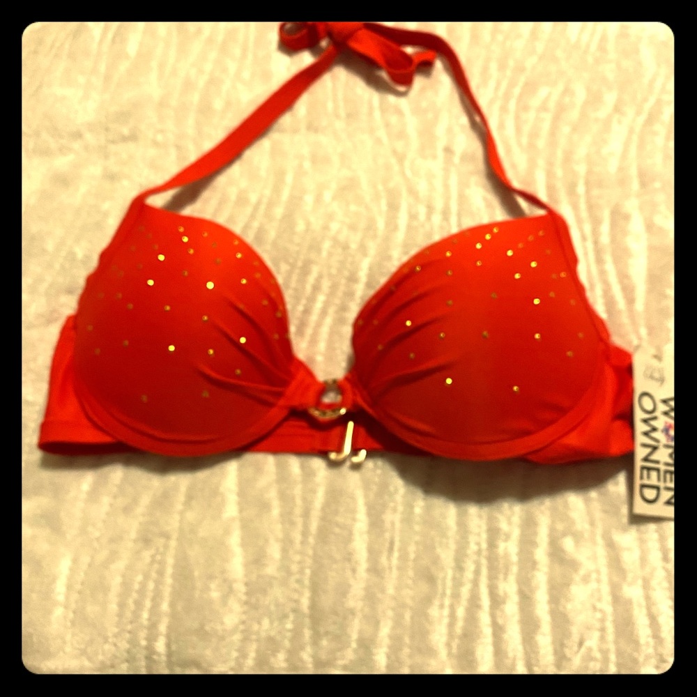 Swim suit top / bra / pole dancer gear. NWT. 32 c